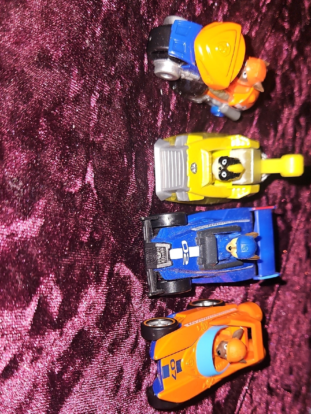 Set Of 4 Paw Patrol Die Cast Cars
